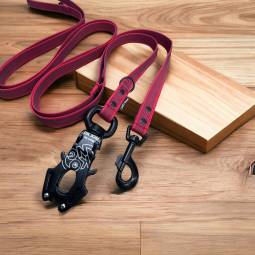 Smycz przepinana gumowana FROG